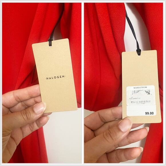 Halogen Tie Waist Dress - Picture 7 of 10